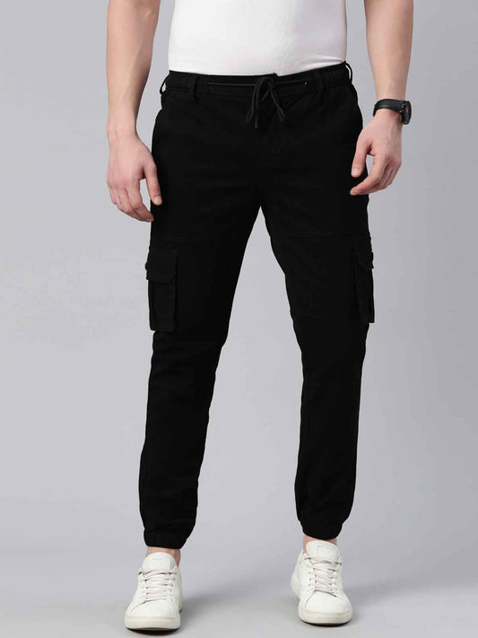 Mens Black Cargo Pant