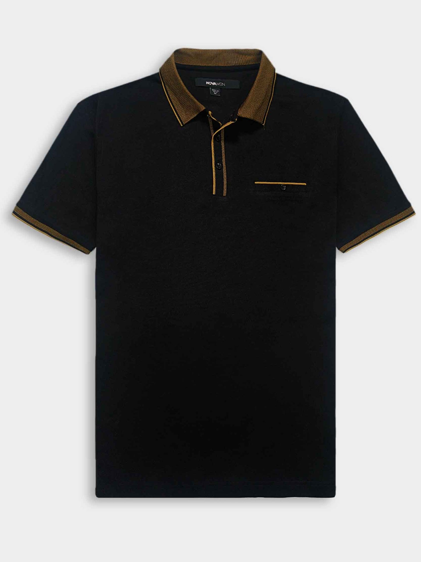 Mens Black Polo