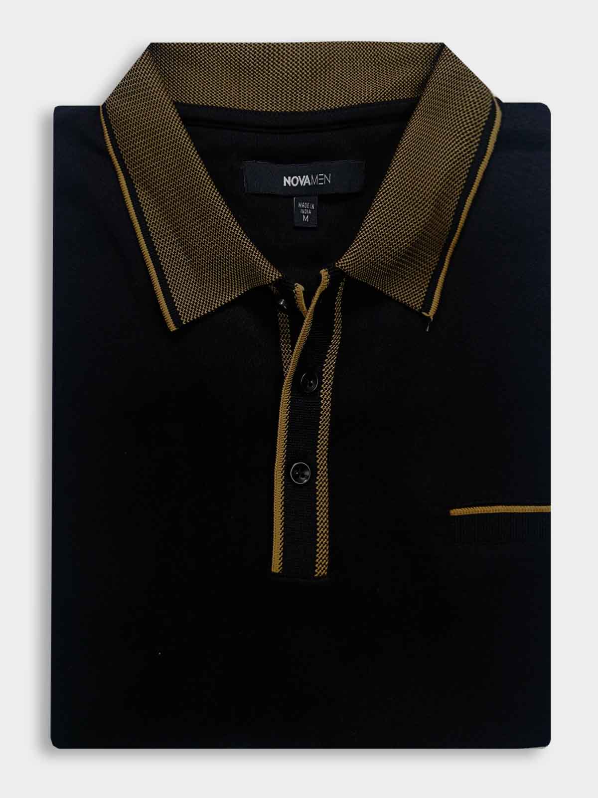 Mens Black Polo