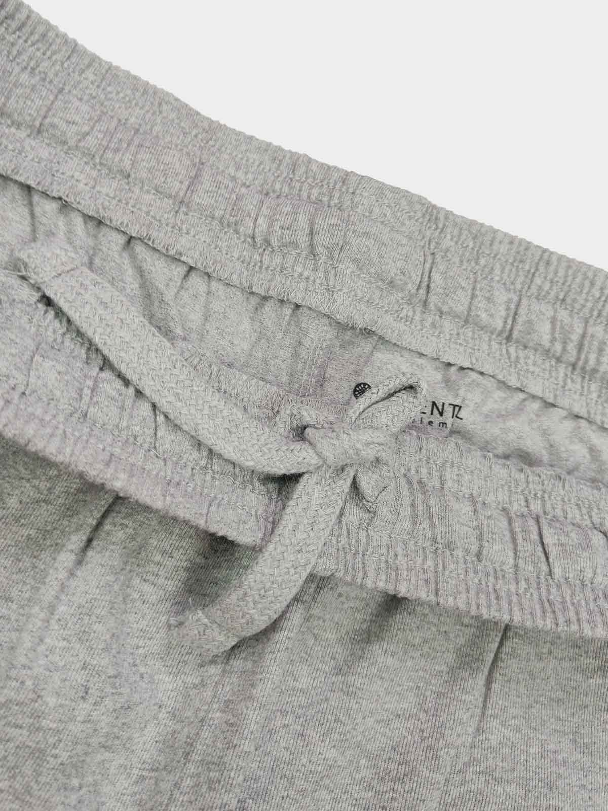 Mens Knitted Melange Sleep Shorts