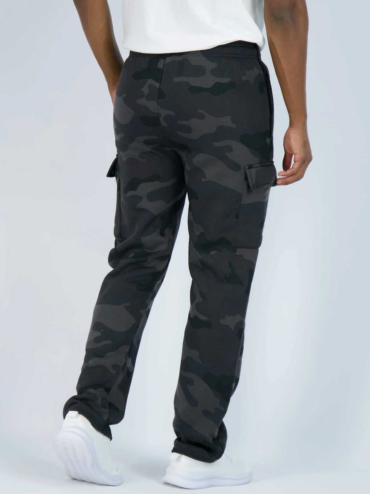 Mens Camo Printed Cargo Joggers