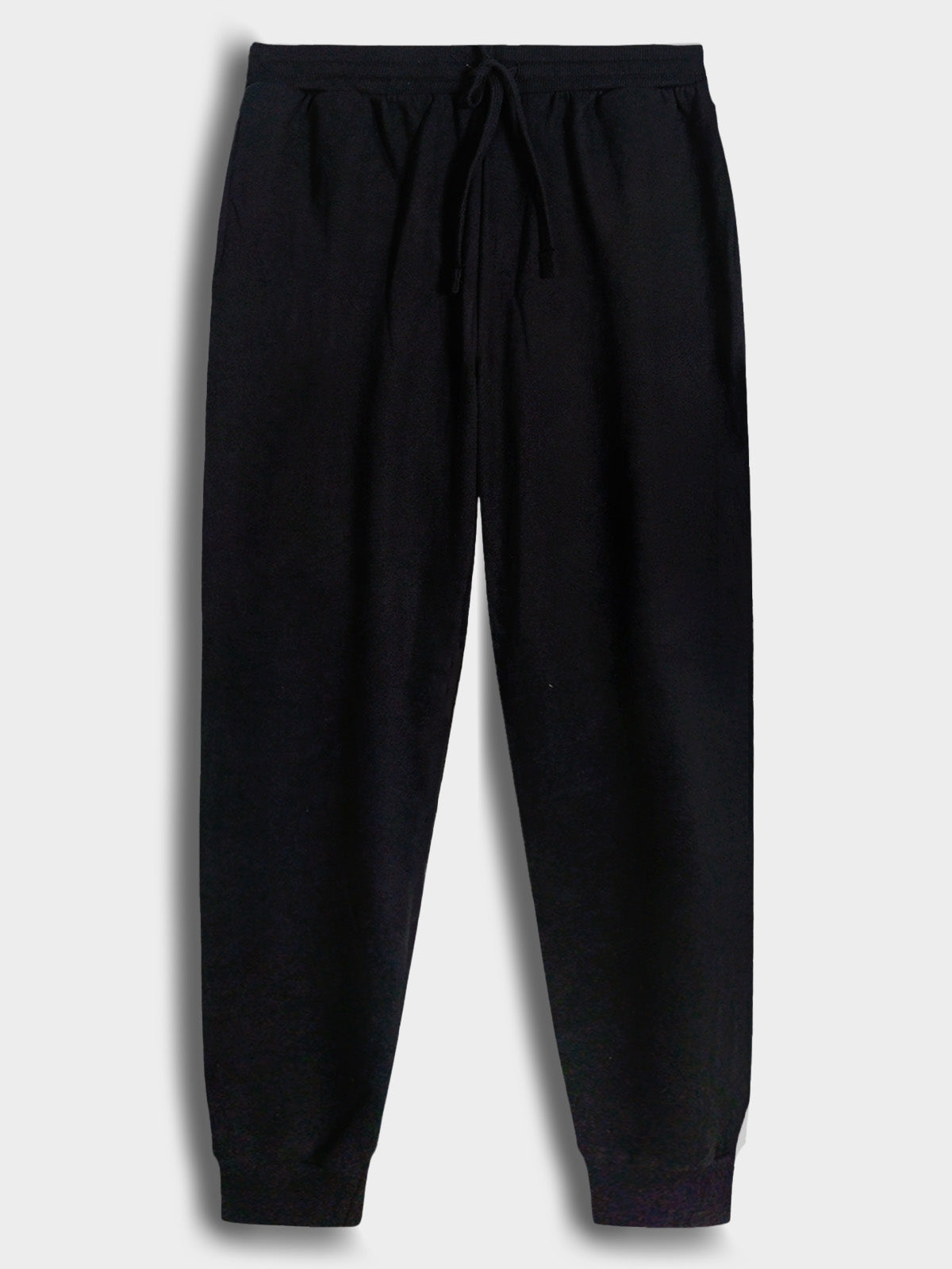 Mens Fleece Black Jogger