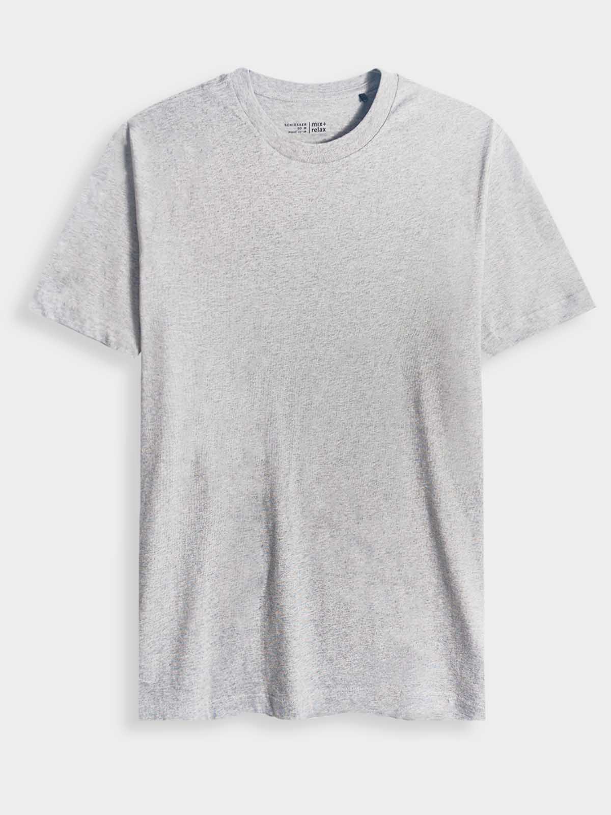 Mens Crew Neck Grey T-Shirt
