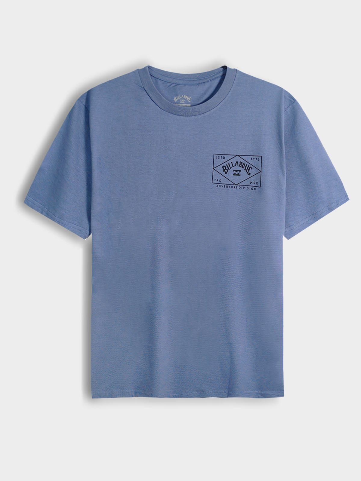 Mens Printed Mid Blue T-Shirt