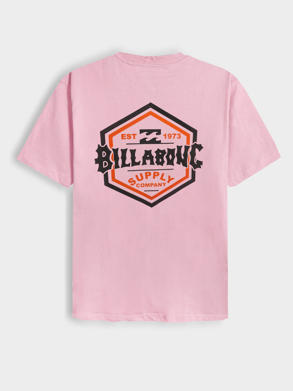 Mens Printed Pink T-Shirt