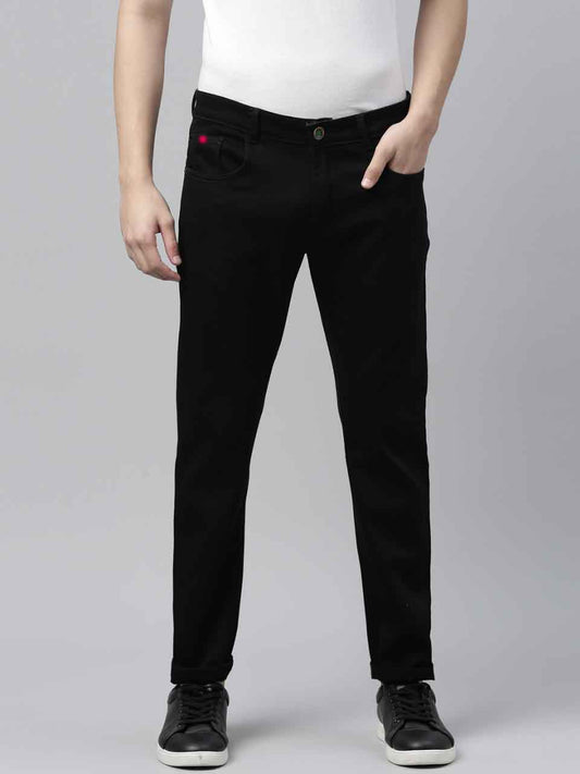 Mens Slim Fit Black Jeans