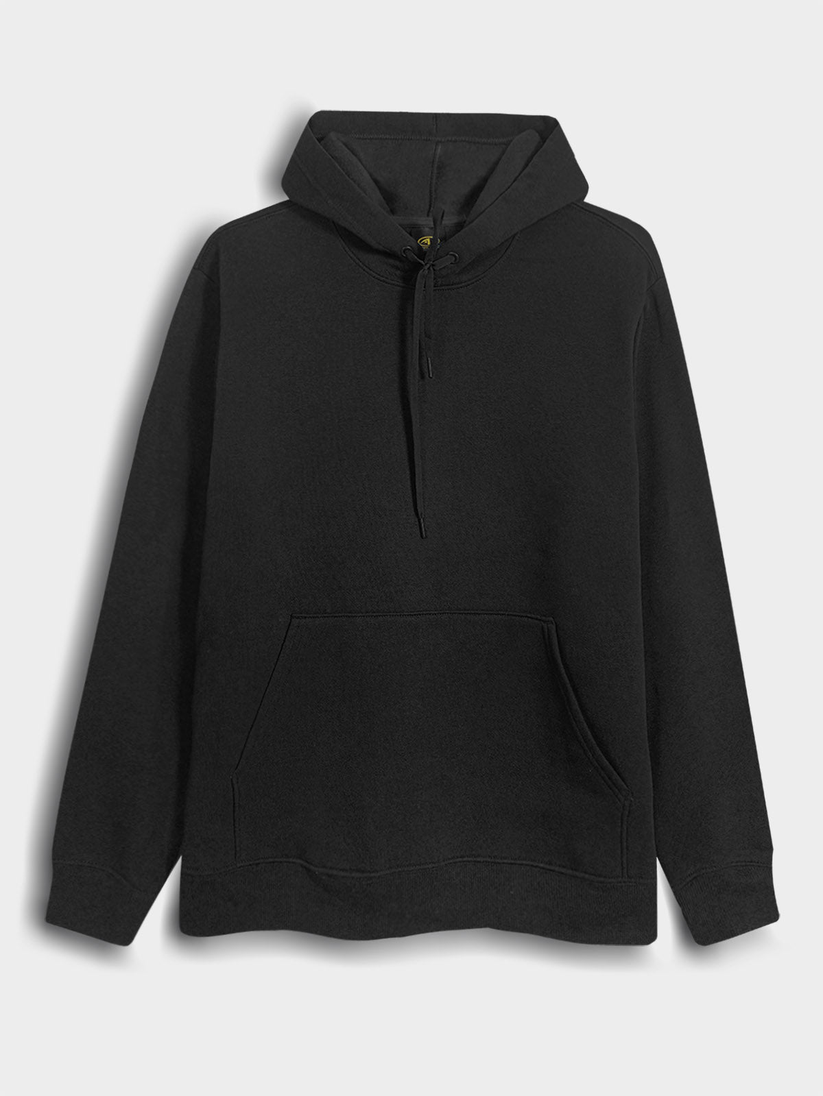 Mens Hooded Pullover Black Sweatshirt