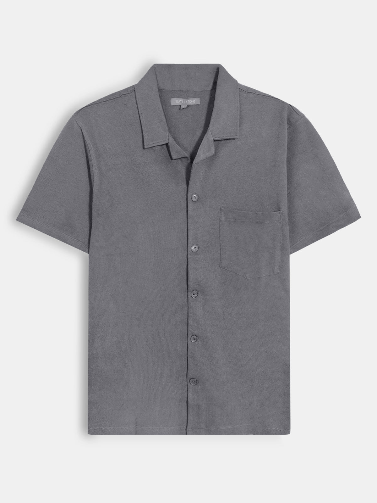 Mens Knit Grey Shirt