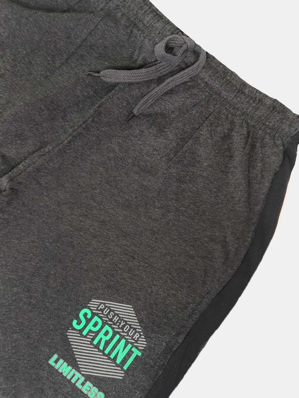 Mens Summer Panel Shorts Charcoal