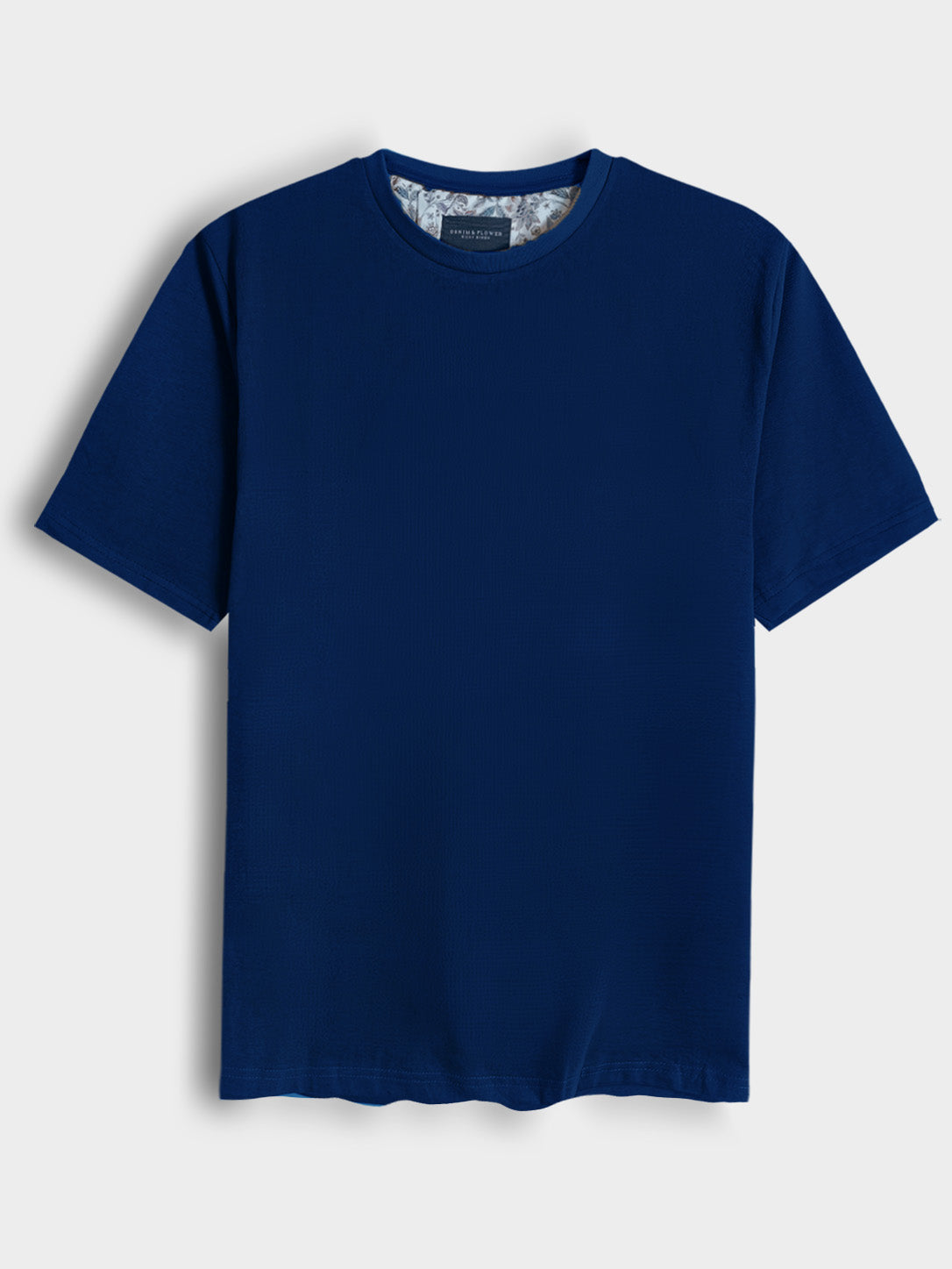 Mens Crew Neck Navy T-Shirts