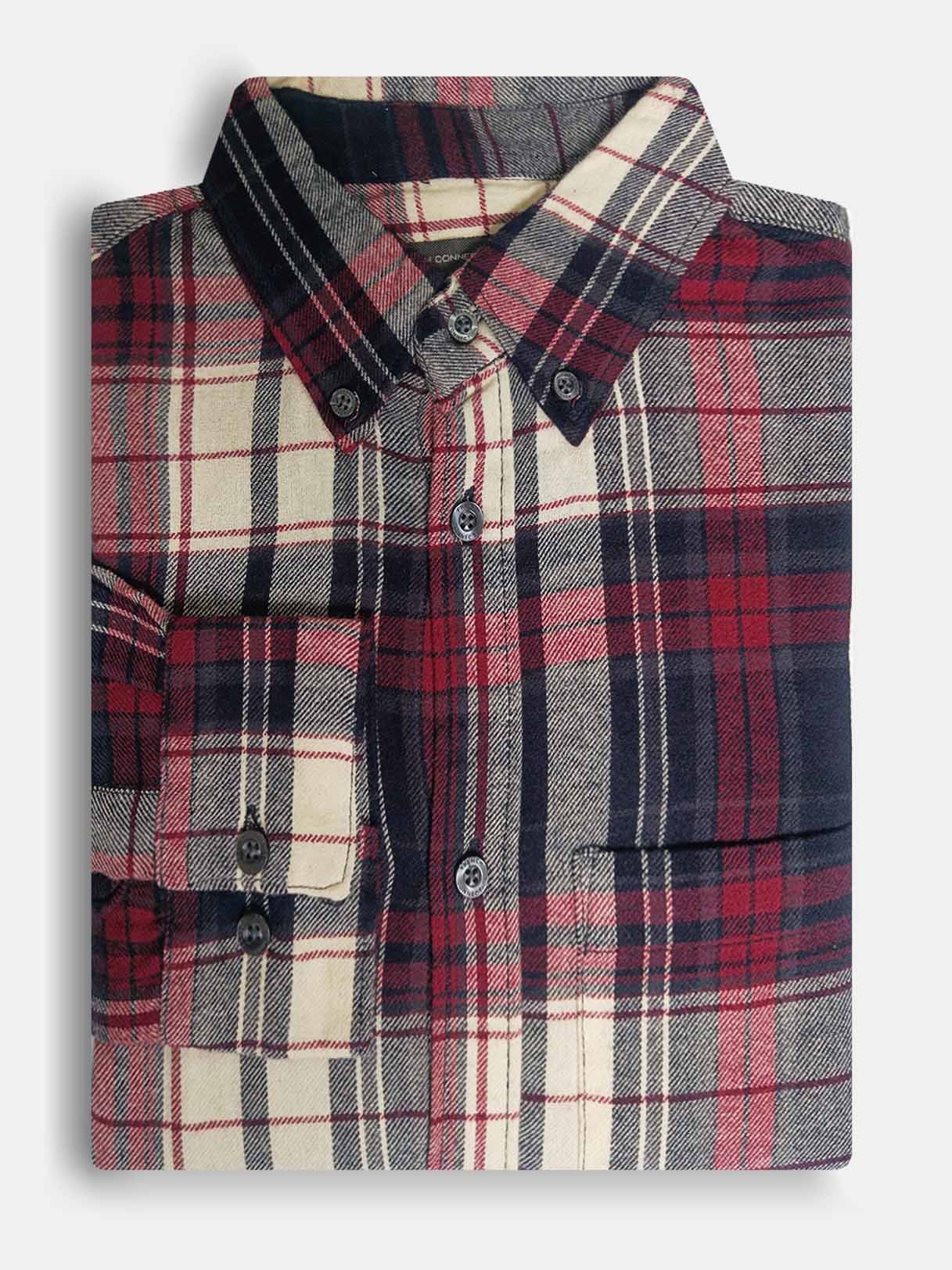Mens Flannel Woven Shirt