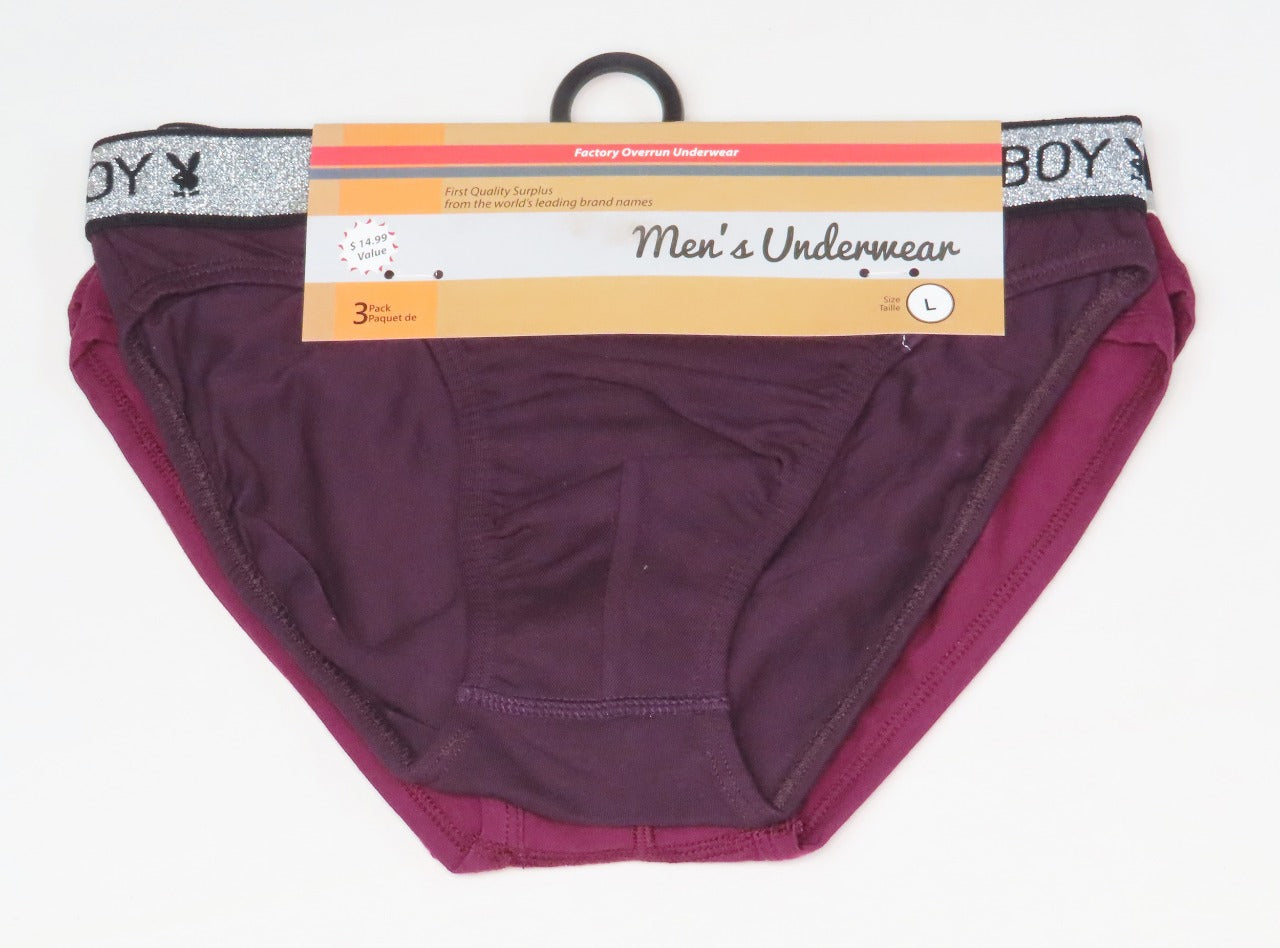 Mens 3 pcs Pack Outer Elastic Briefs