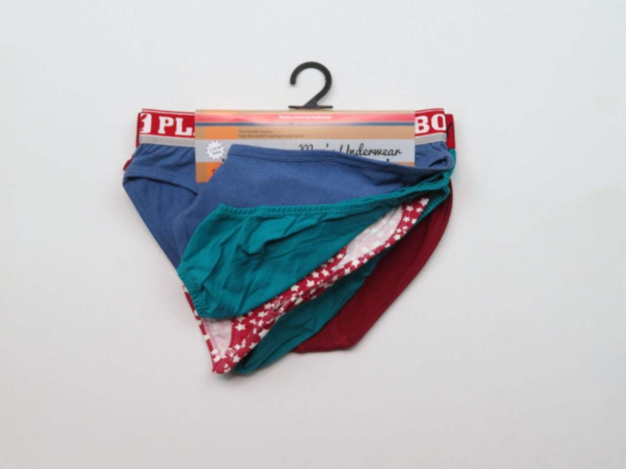 Mens 5 pcs Pack Outer Elastic Briefs