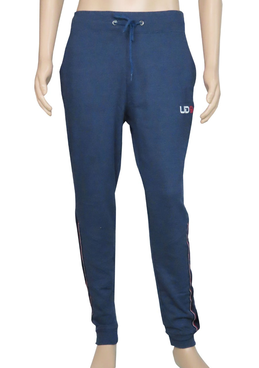 Mens French Terry Joggers Twill Tape Trim