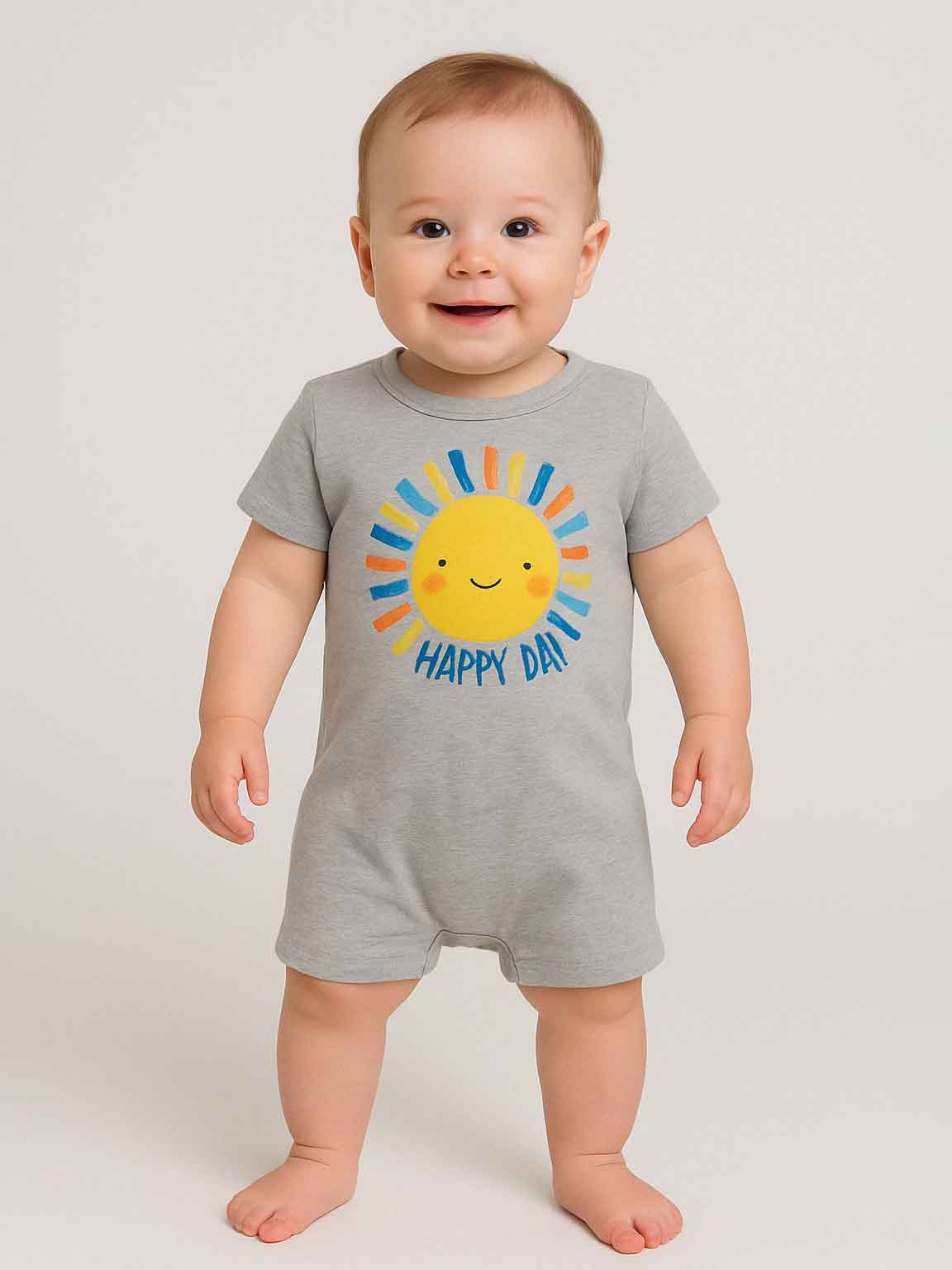 Baby Girls Printed Playsuits