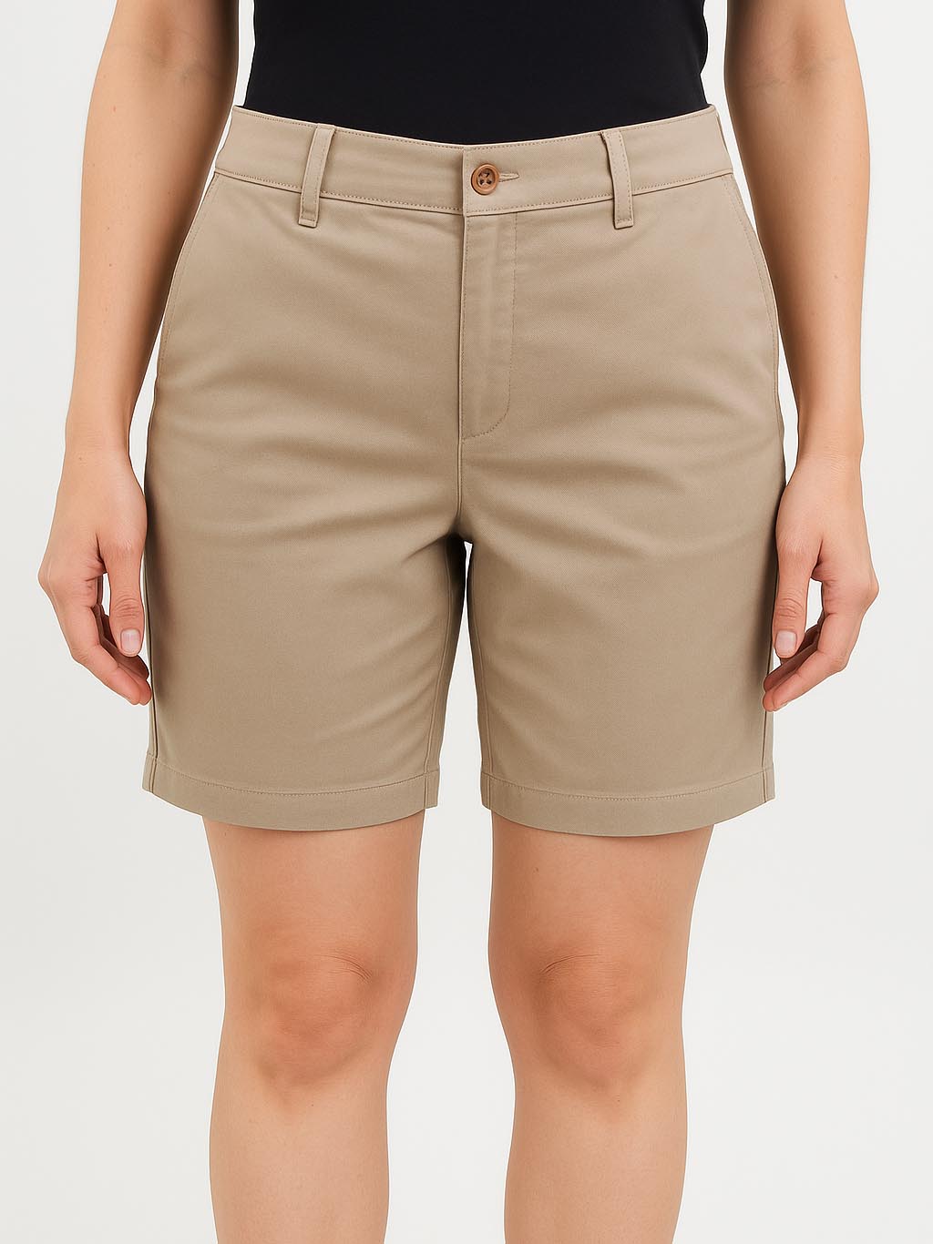Ladies Oversize Bermuda Woven Shorts