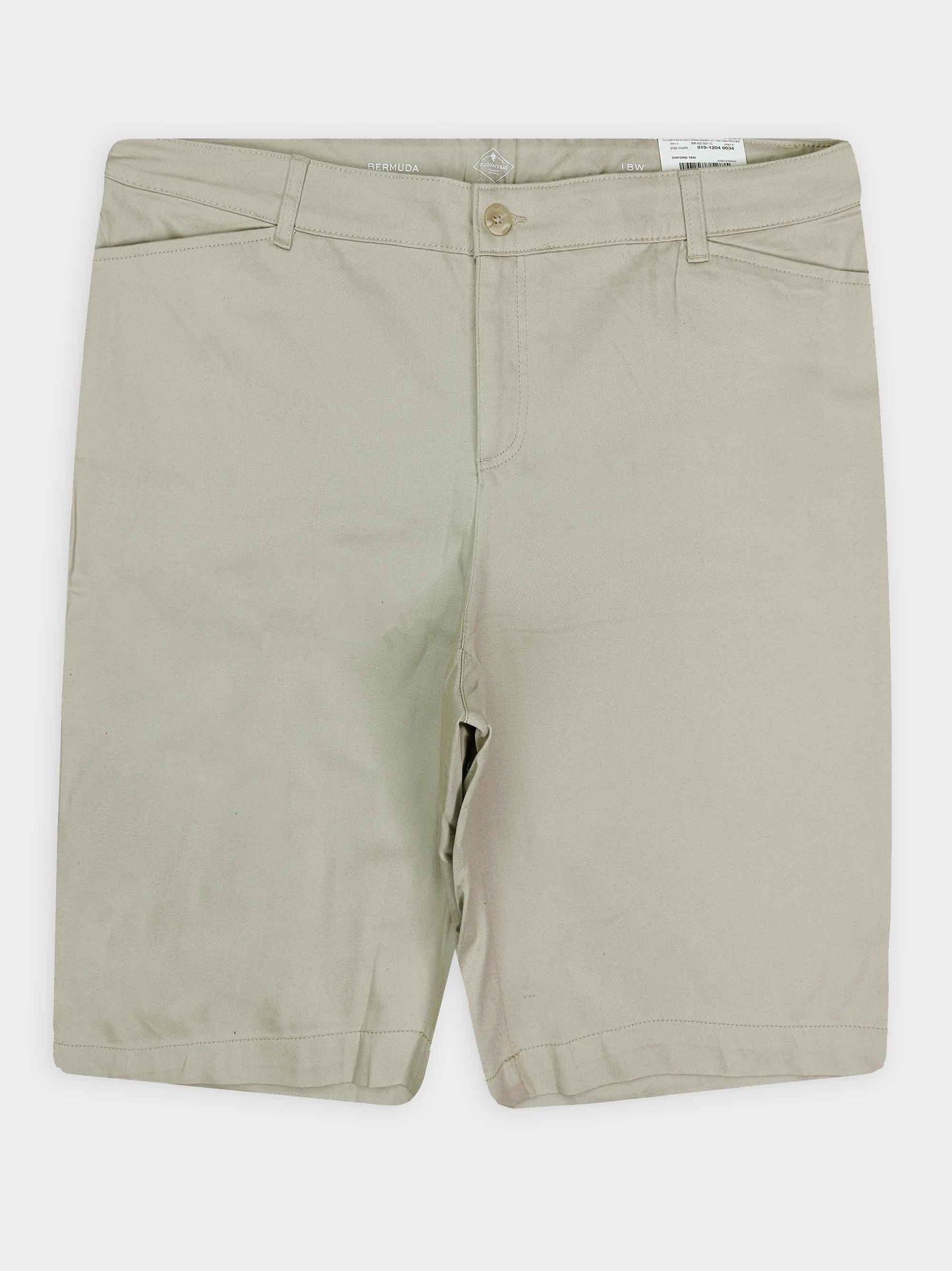 Ladies Oversize Bermuda Woven Shorts