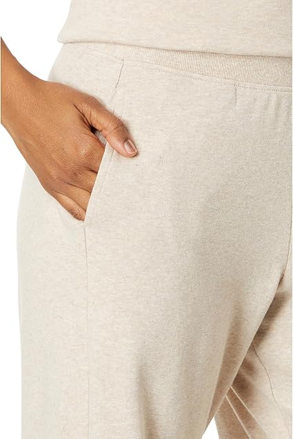 Ladies Knit Wide Leg Ecru Pant
