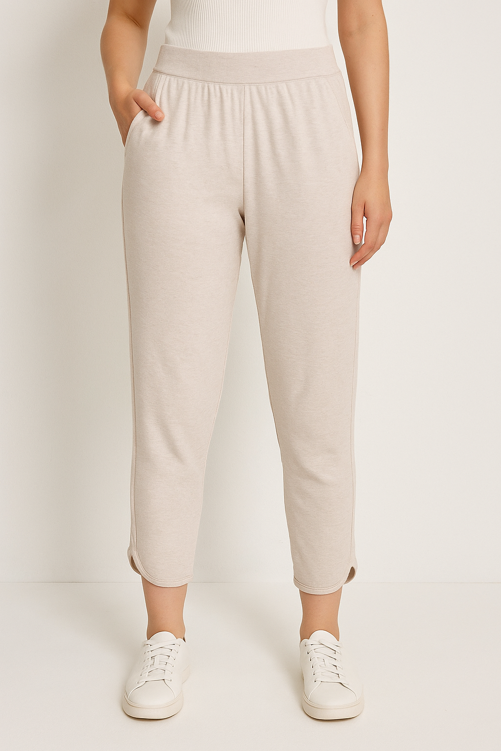 Ladies Organic Cotton Tulip Hem Pants Mixed
