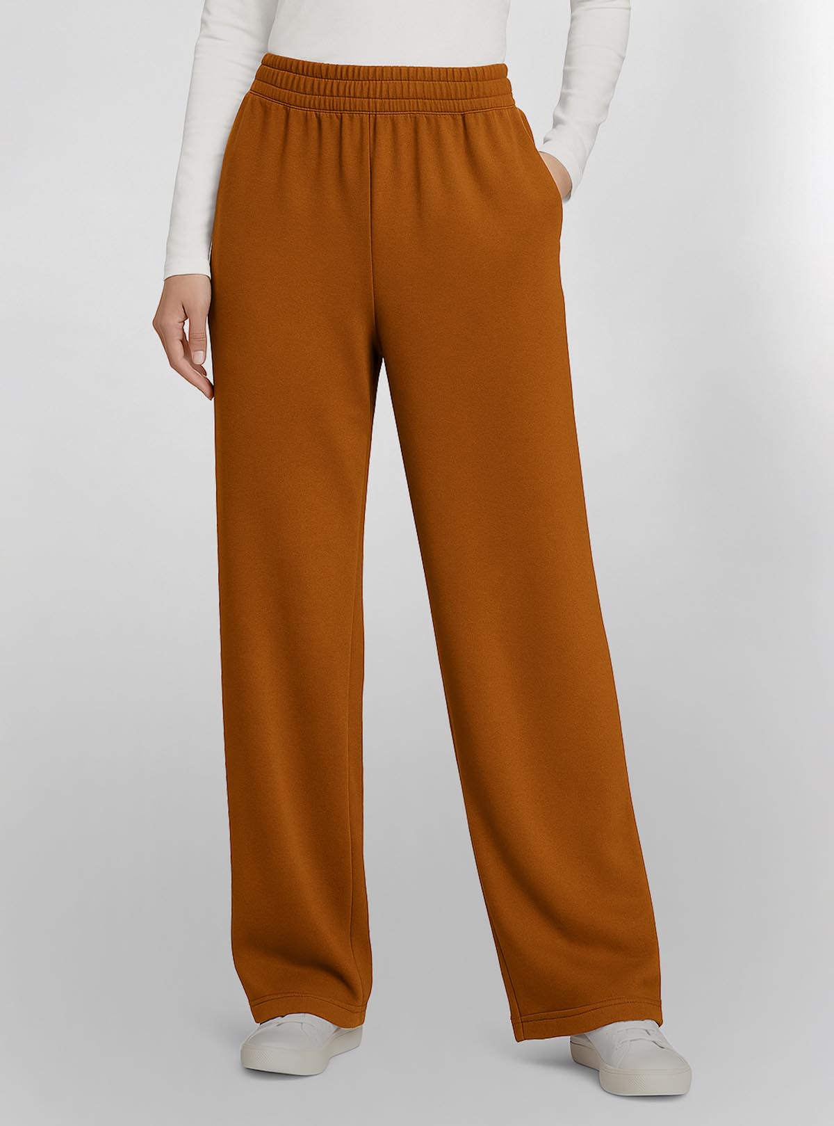 Ladies Organic Cotton Wide Leg Pant