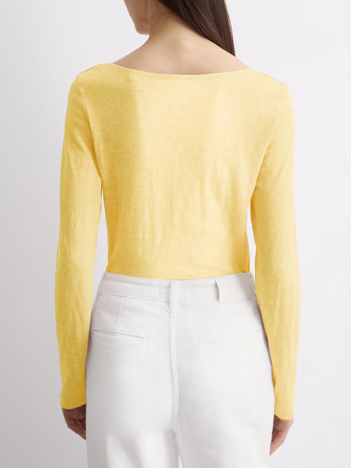 Ladies Slub Knit Long Sleeve T-Shirt