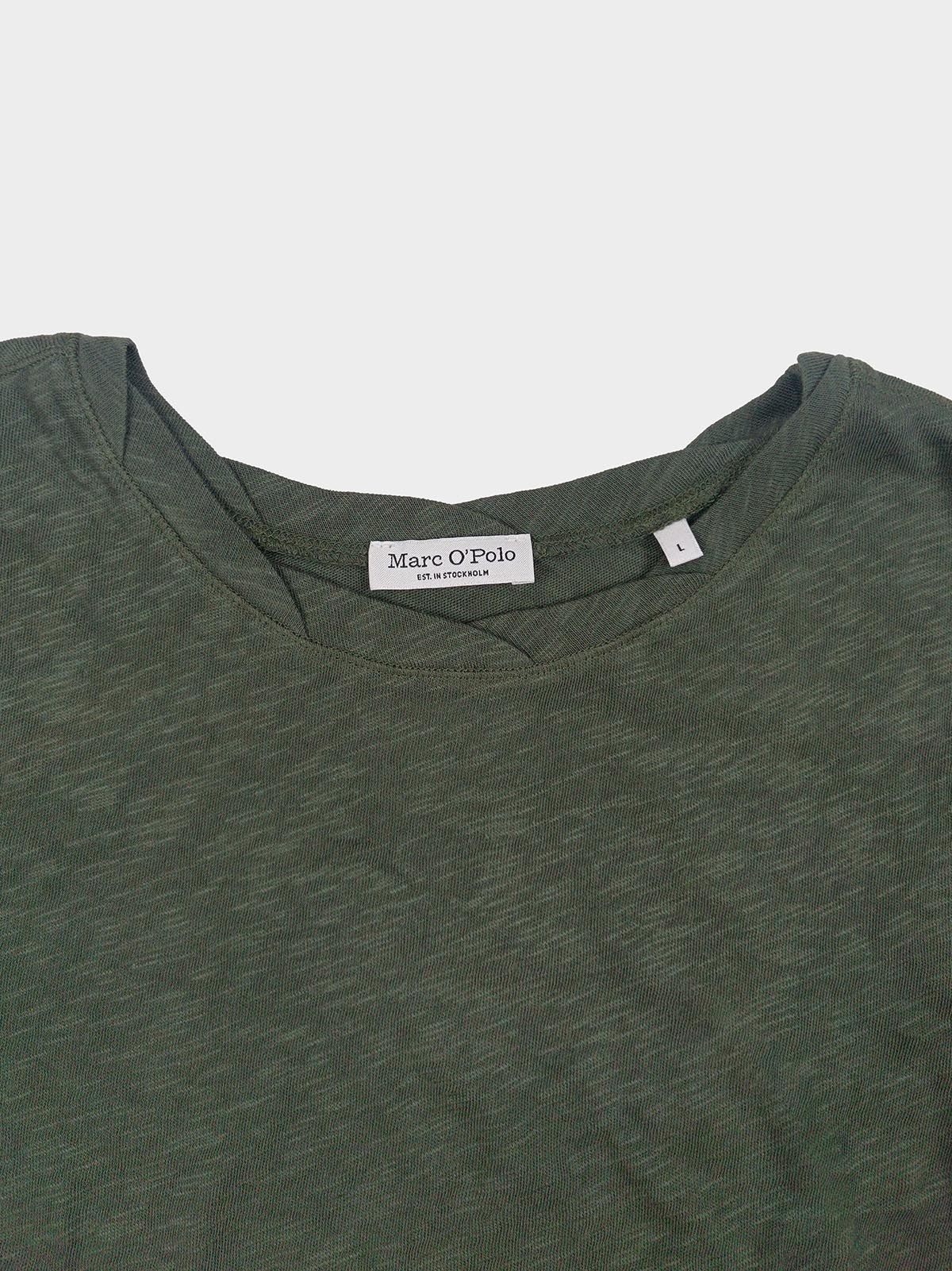 Ladies Slub Knit Long Sleeve T-Shirt