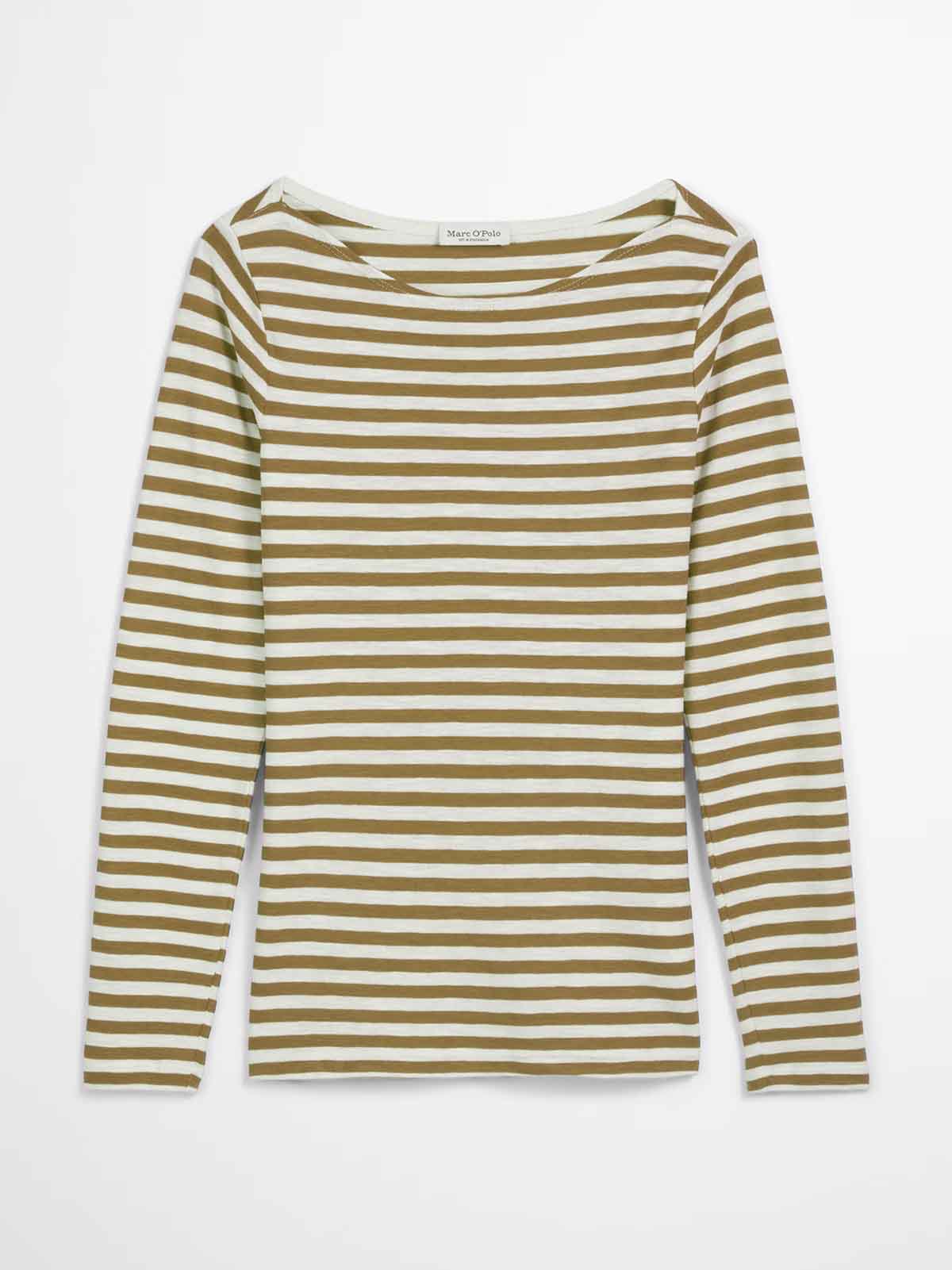 Ladies Striped Long Sleeve Top