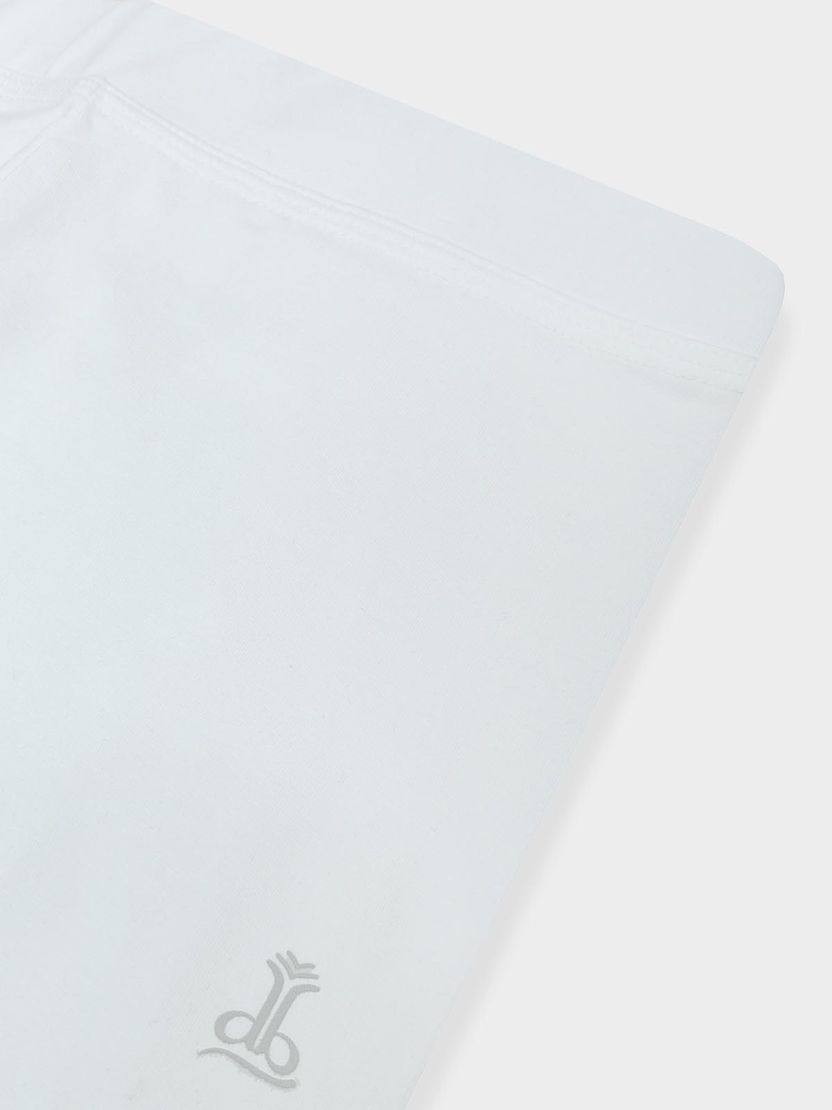 Ladies Ankle Fit White Leggings