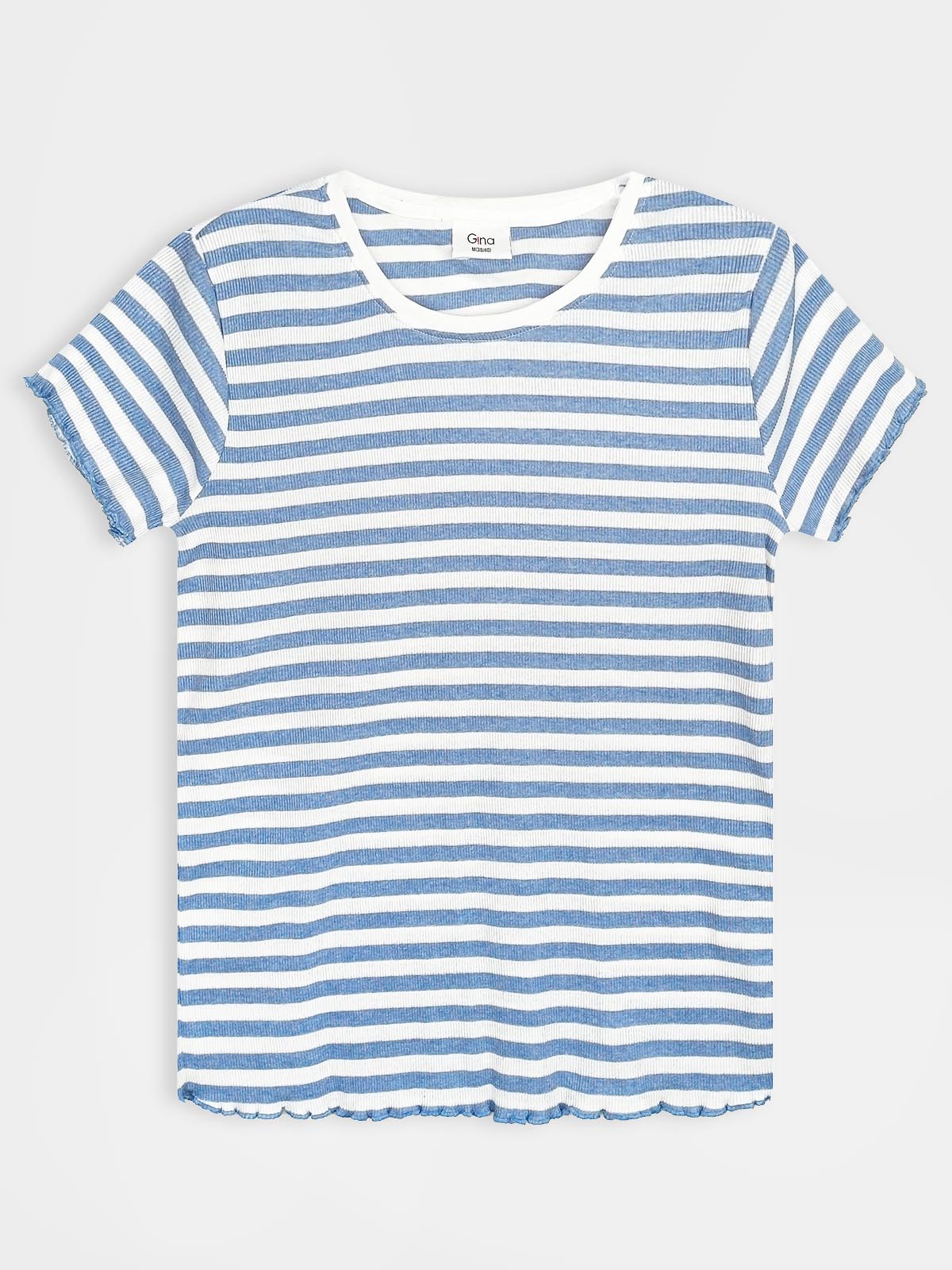 Ladies Blue Striped Tops