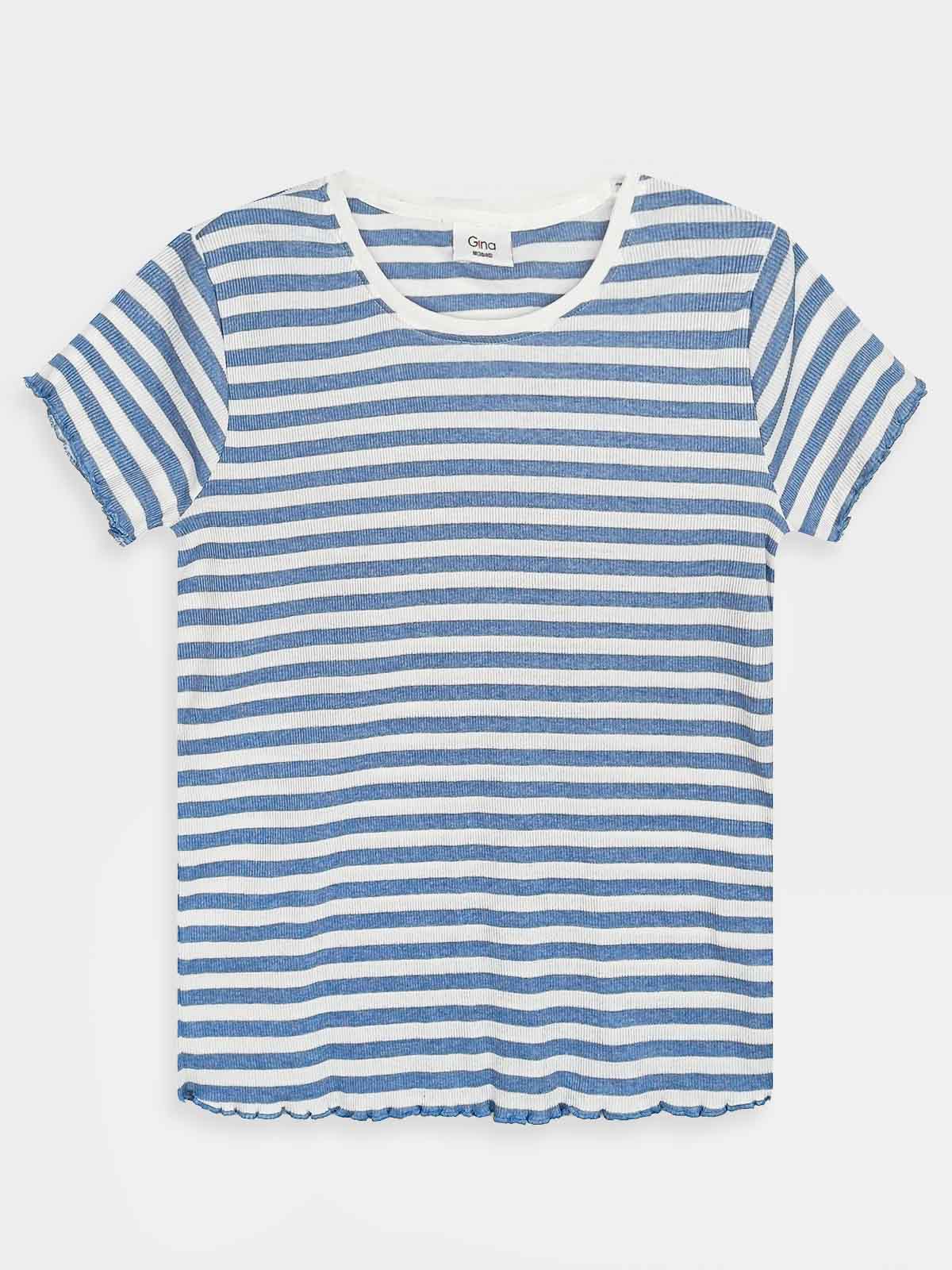 Ladies Blue Striped Tops