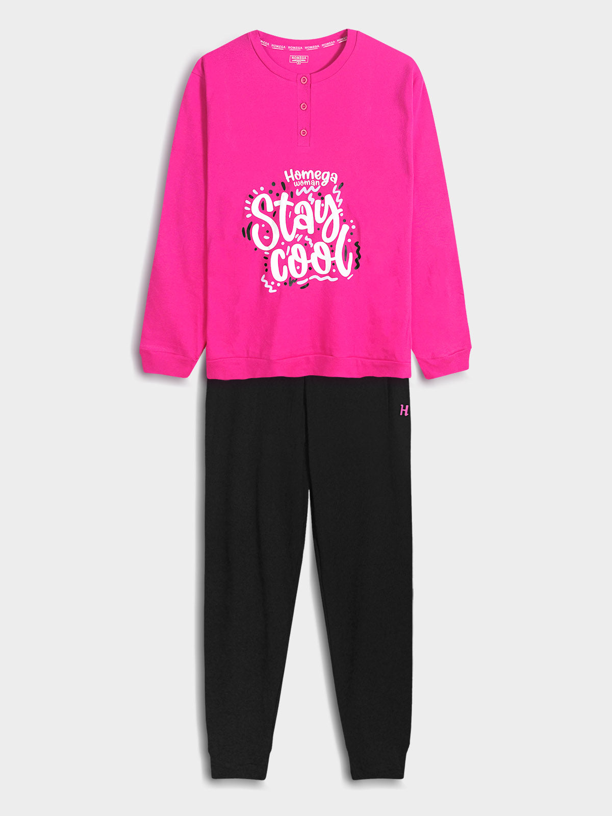 Ladies Interlock Winter Pyjama Sets