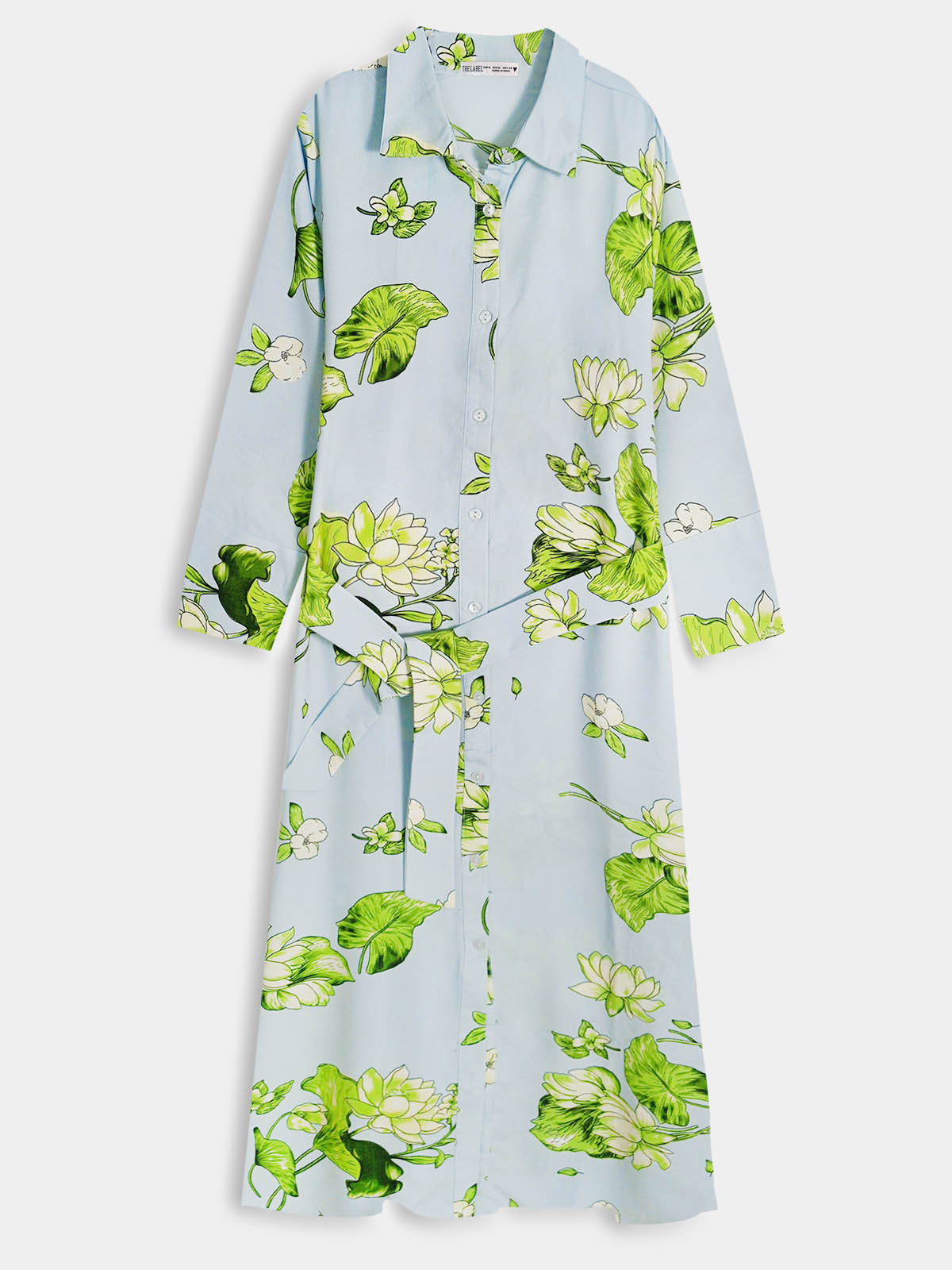 Ladies Viscose Woven Midi Shirtdress