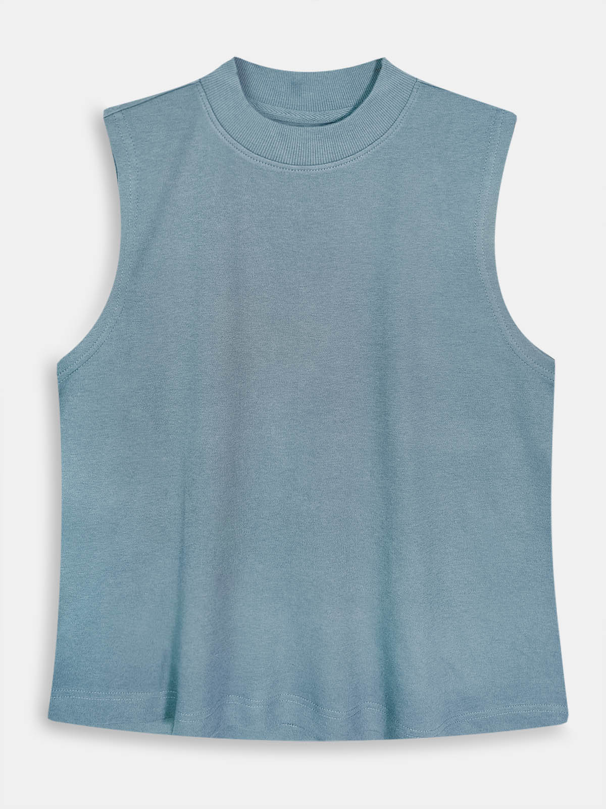 Ladies Sleeveless Teal Top