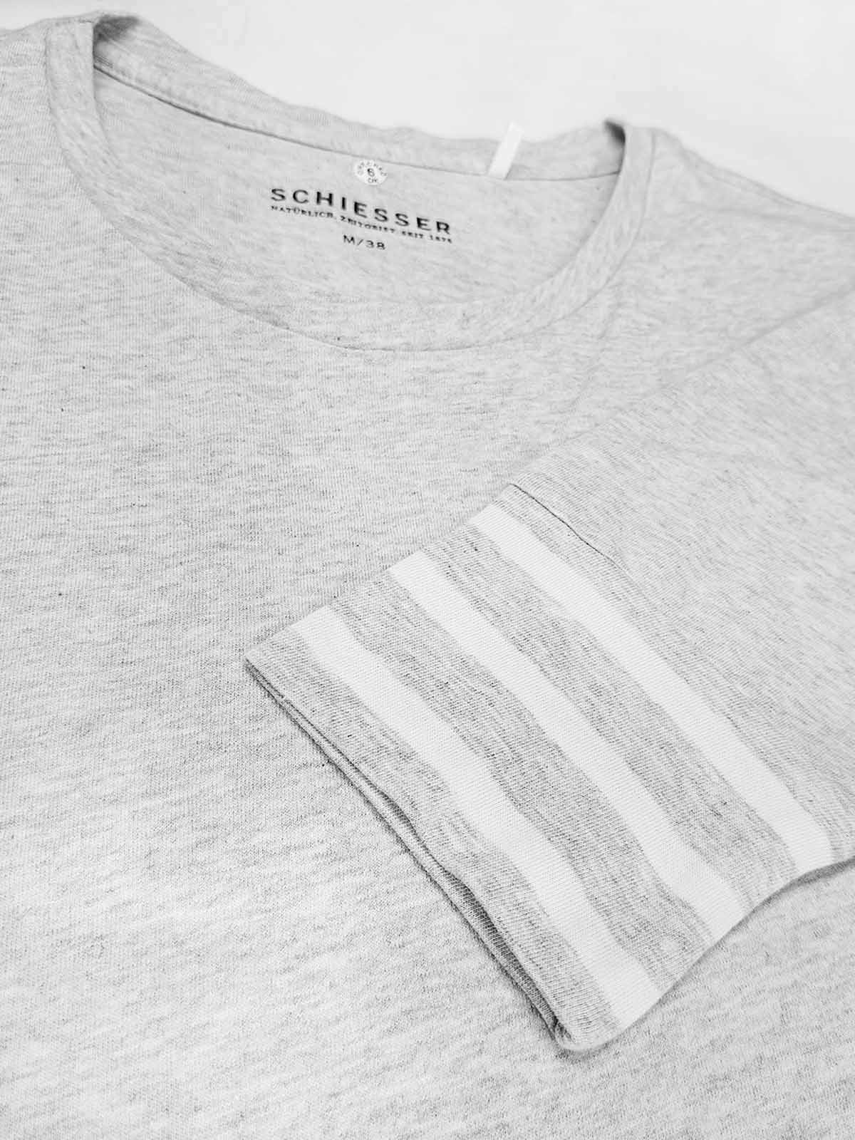 Ladies Grey Melange Pyjama Set