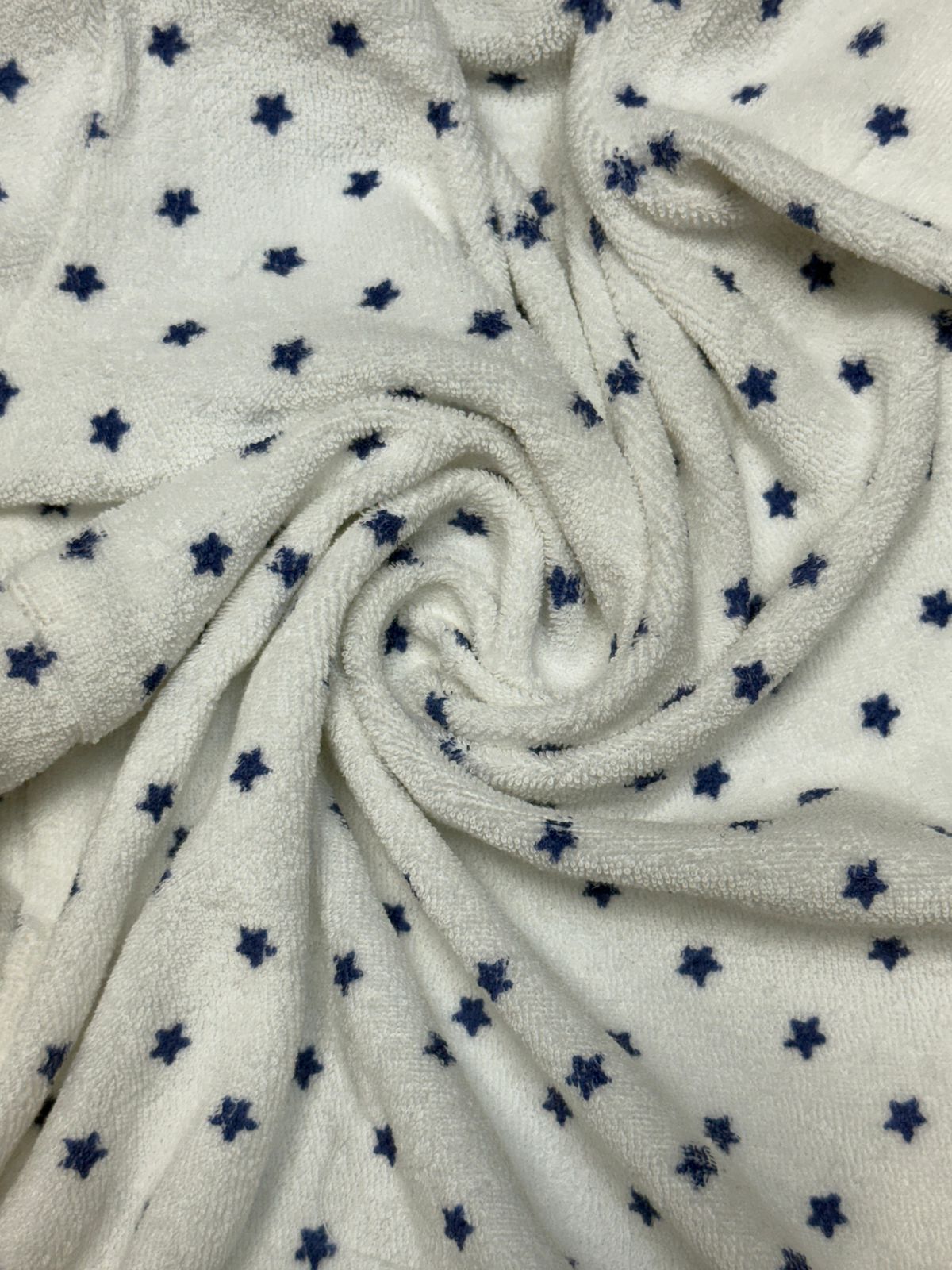 Baby Terry Sleepsuits White AOP