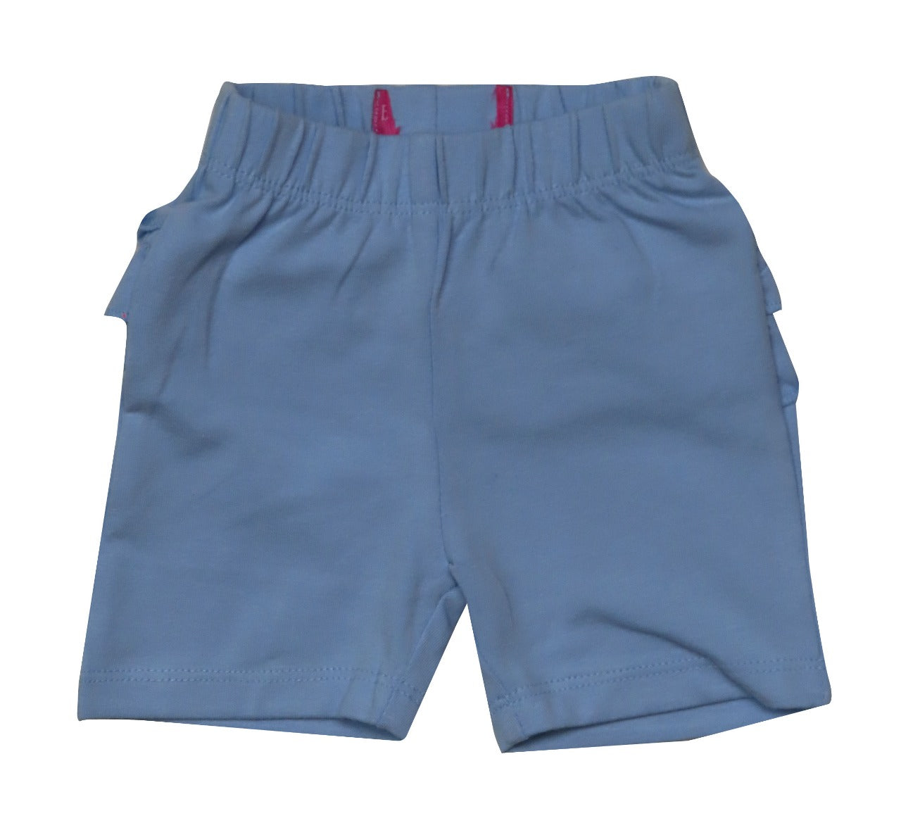 Baby Girls Knit Shorts With Frill Trims