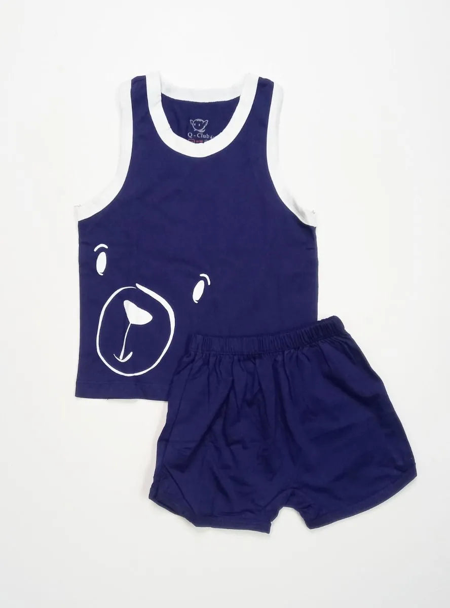 Baby Boys Printed Shorty Set