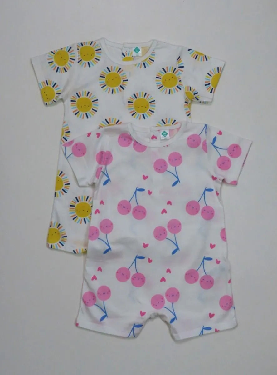 Baby Girls Printed Playsuits