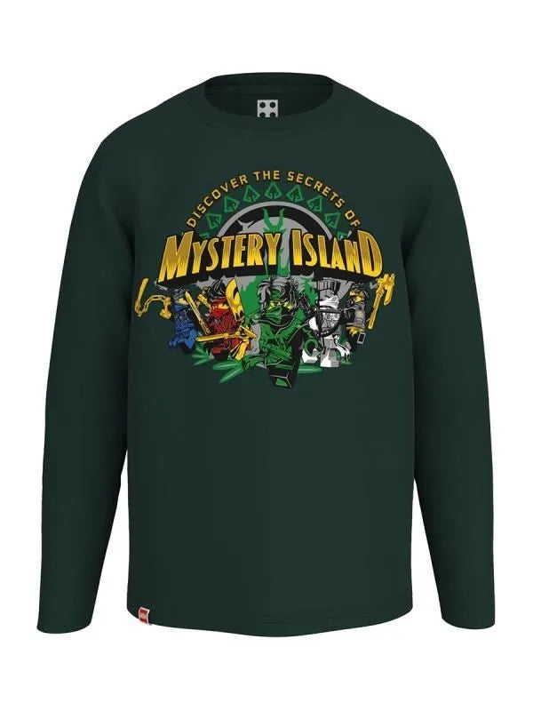 Boys Long Sleeve T Shirt Green
