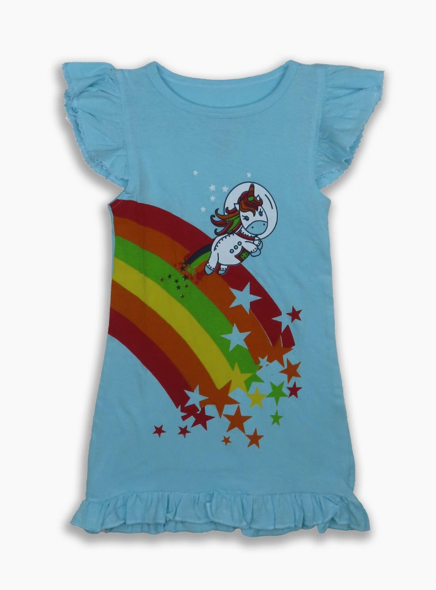 Girls Printed Short Nighty