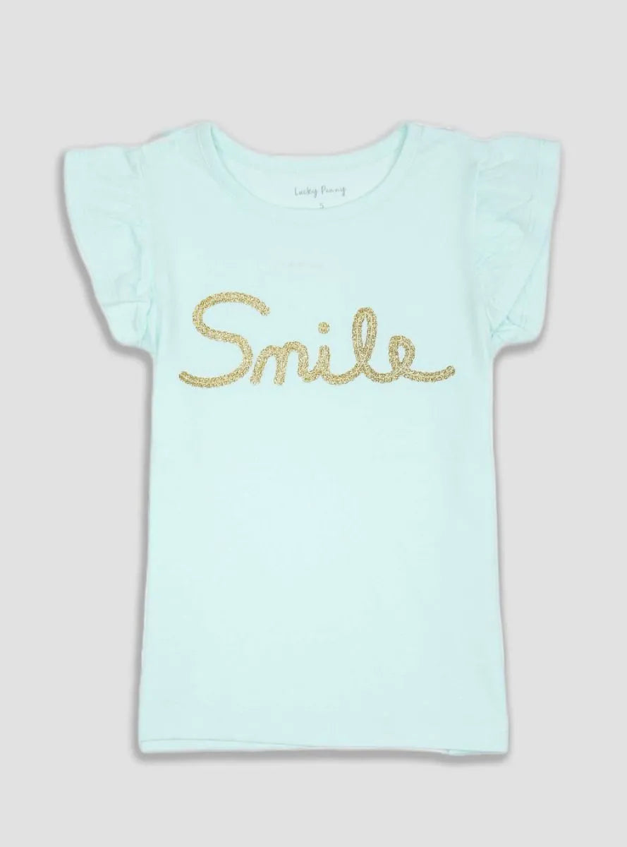 Girls Glitter Printed Tee
