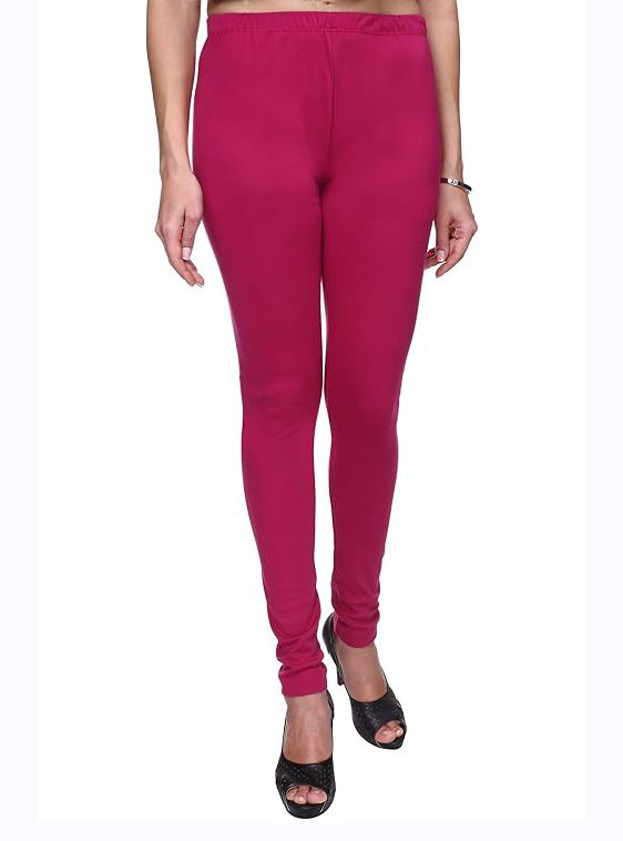 Girls Stretch Churidar Burgundy Legging