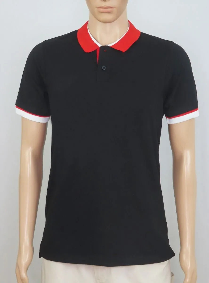 Mens Solid Polo T Shirt