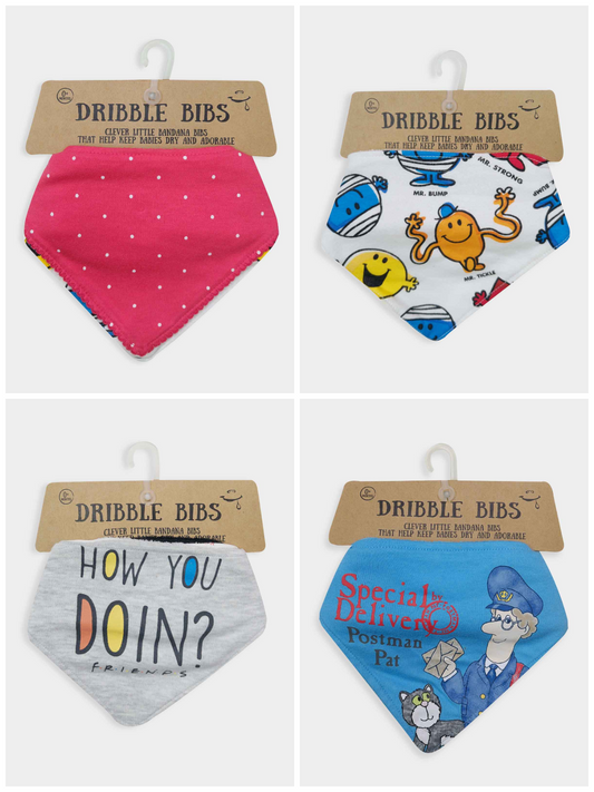 Baby 3 pack Bibs Assorted