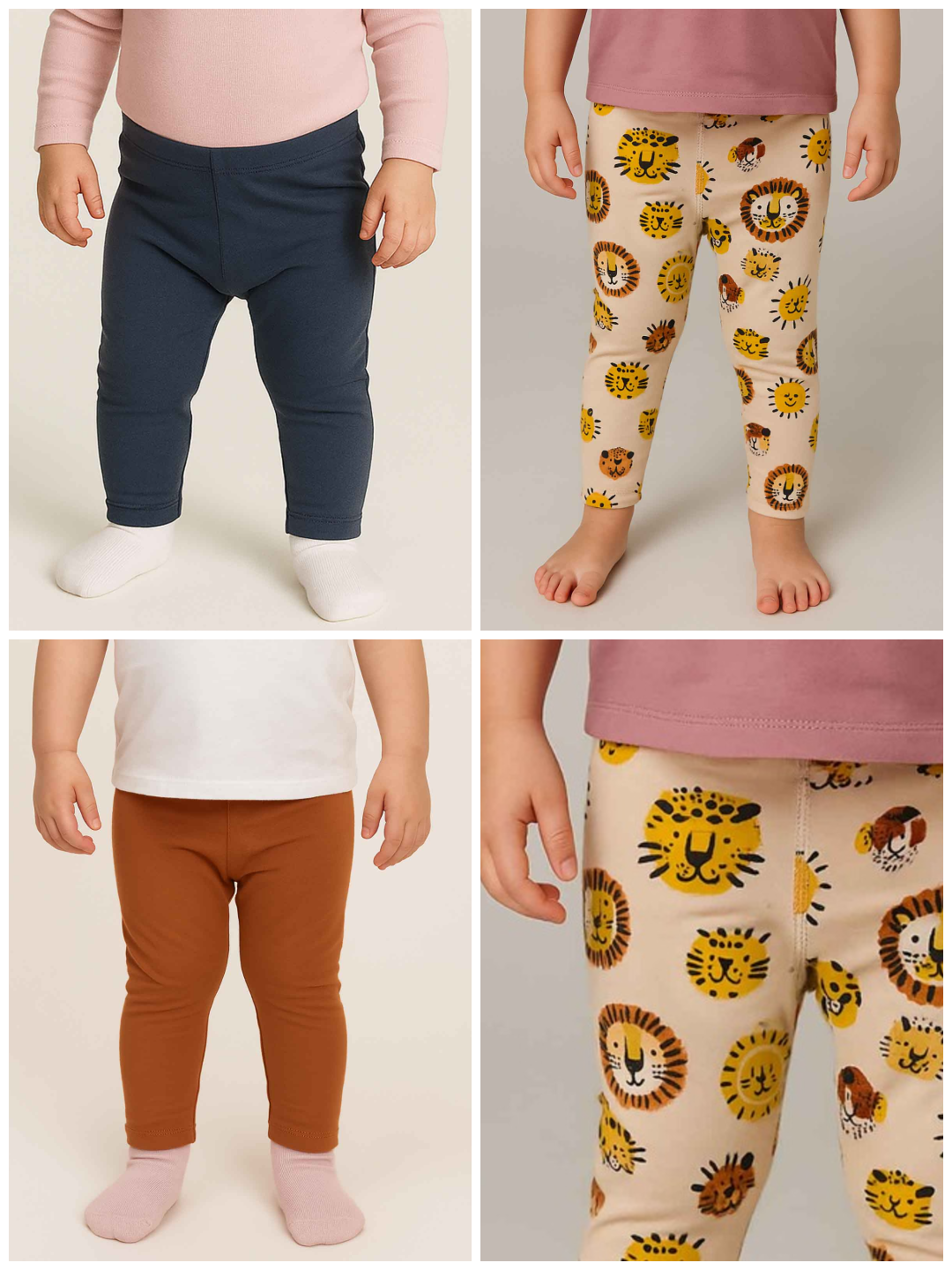 Baby Girls Knit Pants mixed
