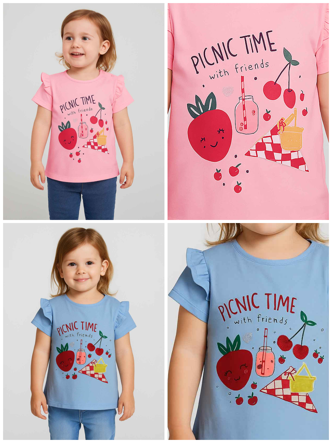 Baby Girls Applique Tops
