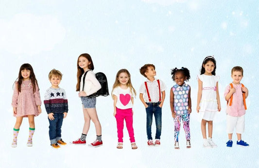 Different types of kids clothing