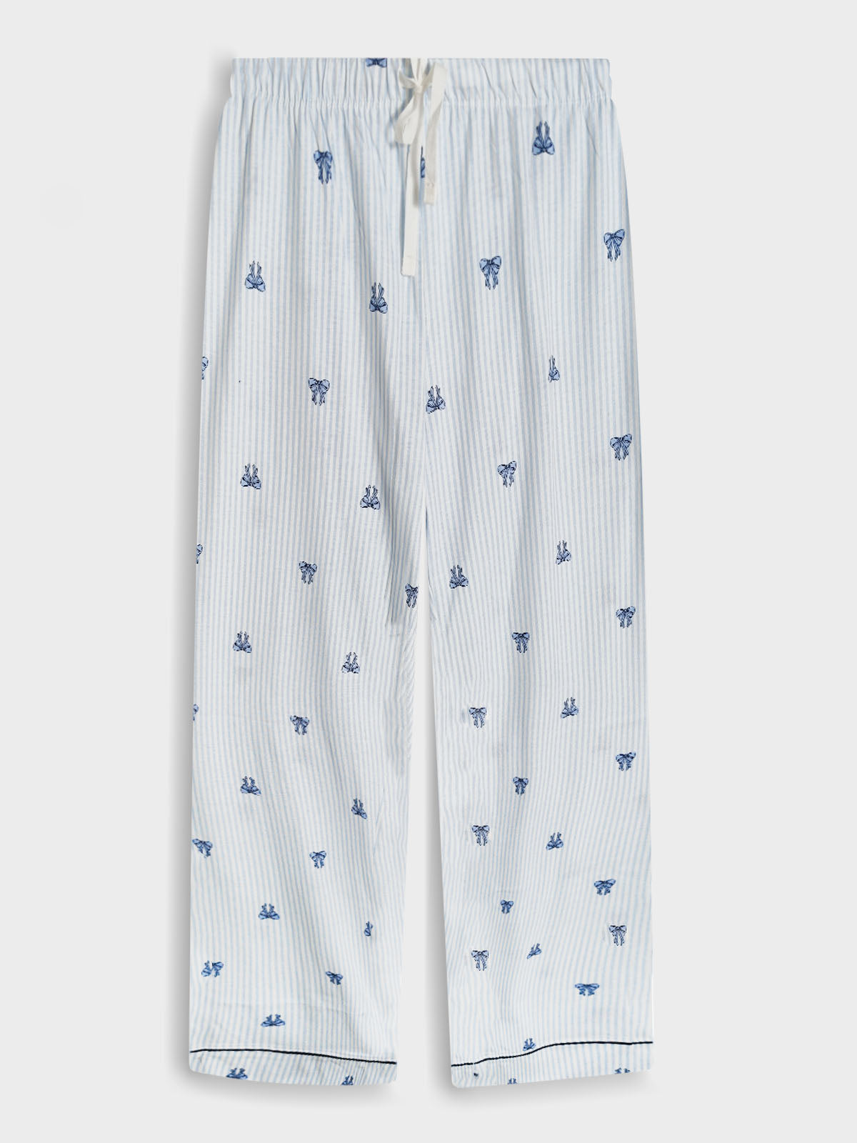 Ladies Sleepwear 3 Pc Set Striped