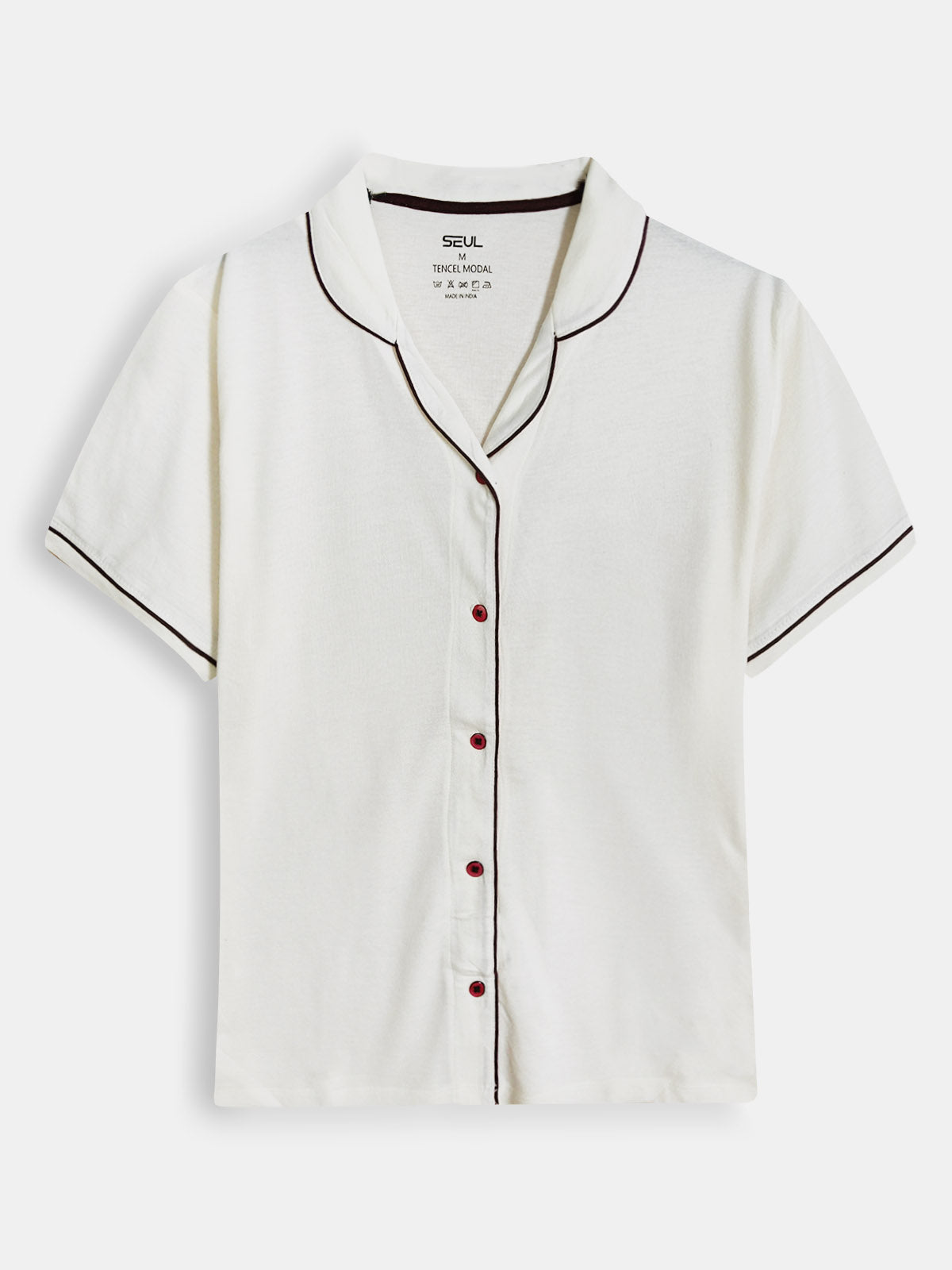 Ladies Sleepwear 4 Pc Set Off-White