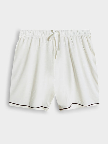 Ladies Sleepwear 4 Pc Set Off-White